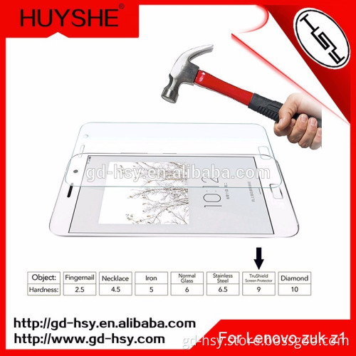 HUYSHE Original Clear Tempered Glass Screen Protector for lenovo zuk z1